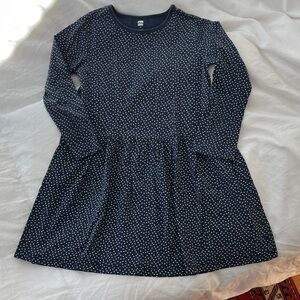 Tea Collection Polka Dot Navy Dress